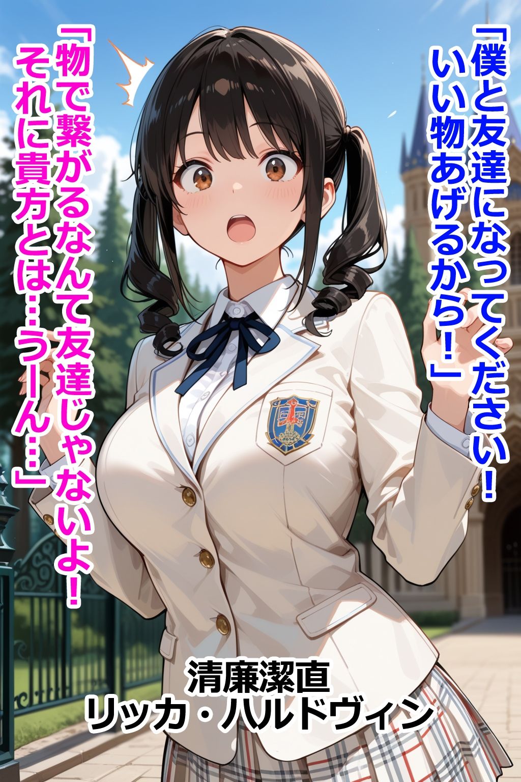 巨乳お嬢様はその男と会話してはいけない2 即堕ち2コマの画像6