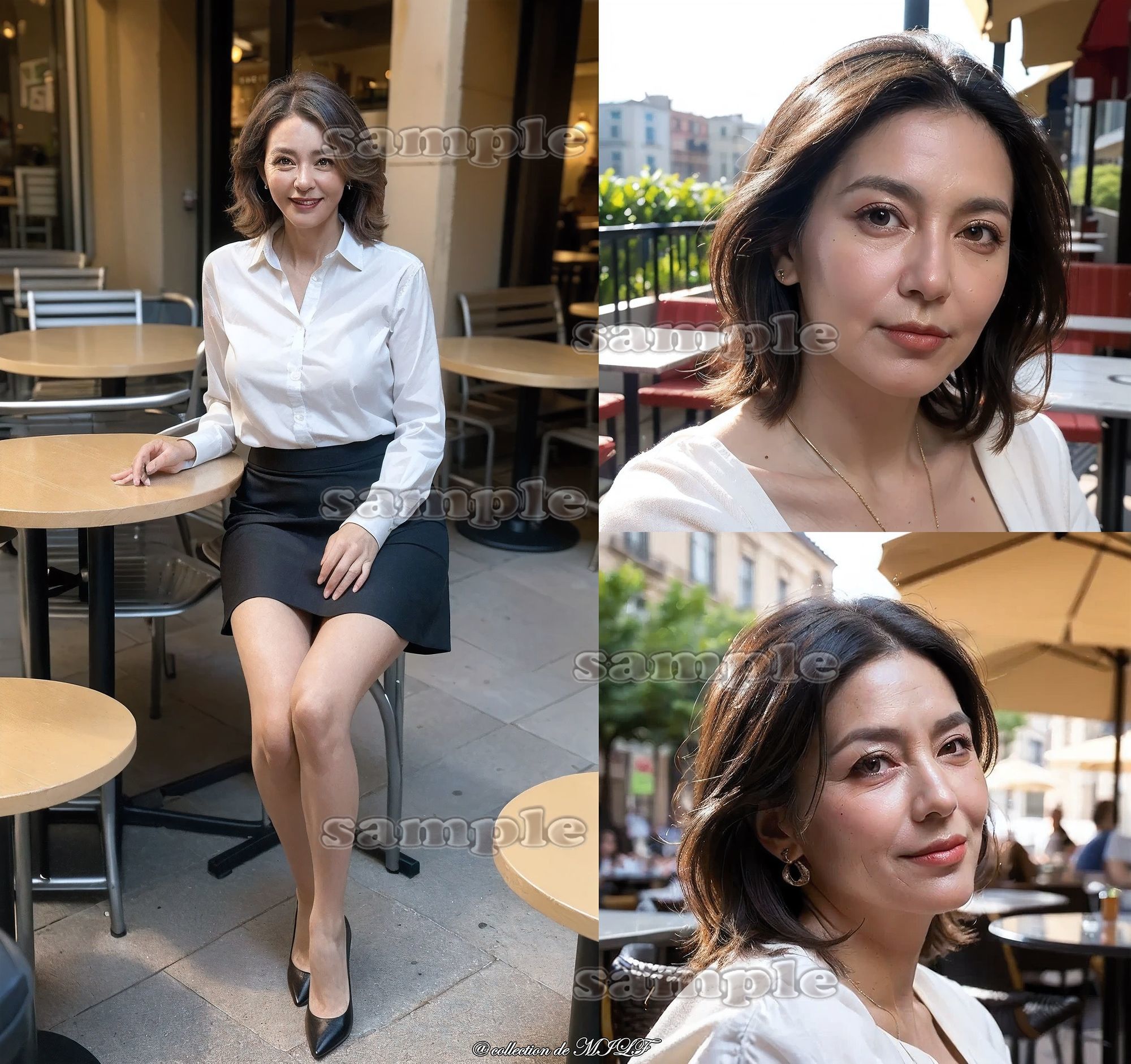 【AIグラビア】熟女の顔 | 熟女コレクション サンプル画像8枚目