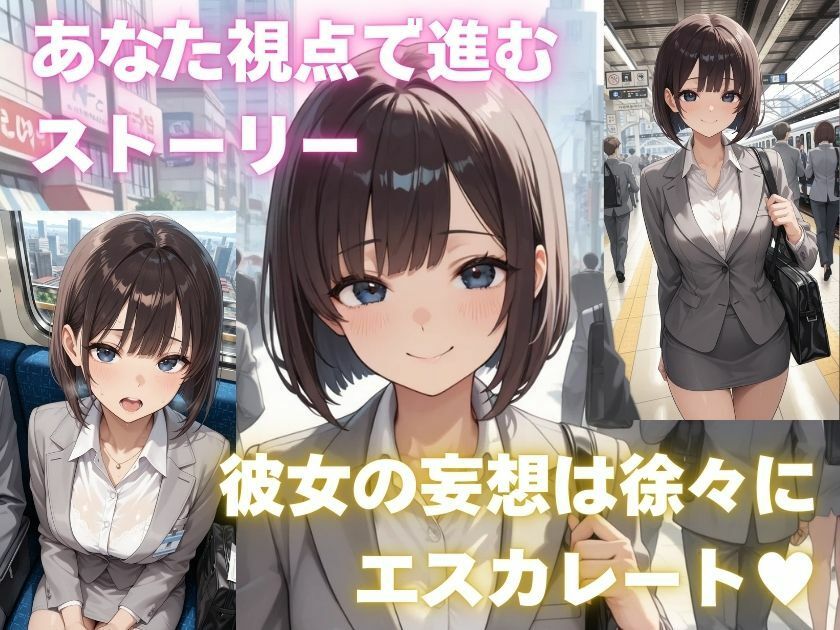 露出妄想はとめられない…クミの妄想2〜電車通勤編〜前編 画像7