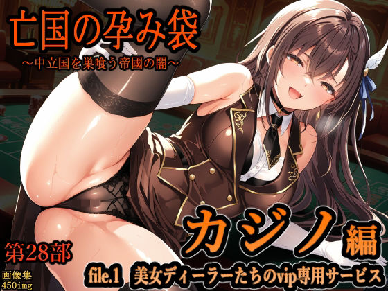 《d_745824》亡国の孕み袋  〜中立国を巣喰う帝國の闇〜  第28部   カジノ編   file.1  美女ディーラーたちのvip専用サービスのパッケージ画像