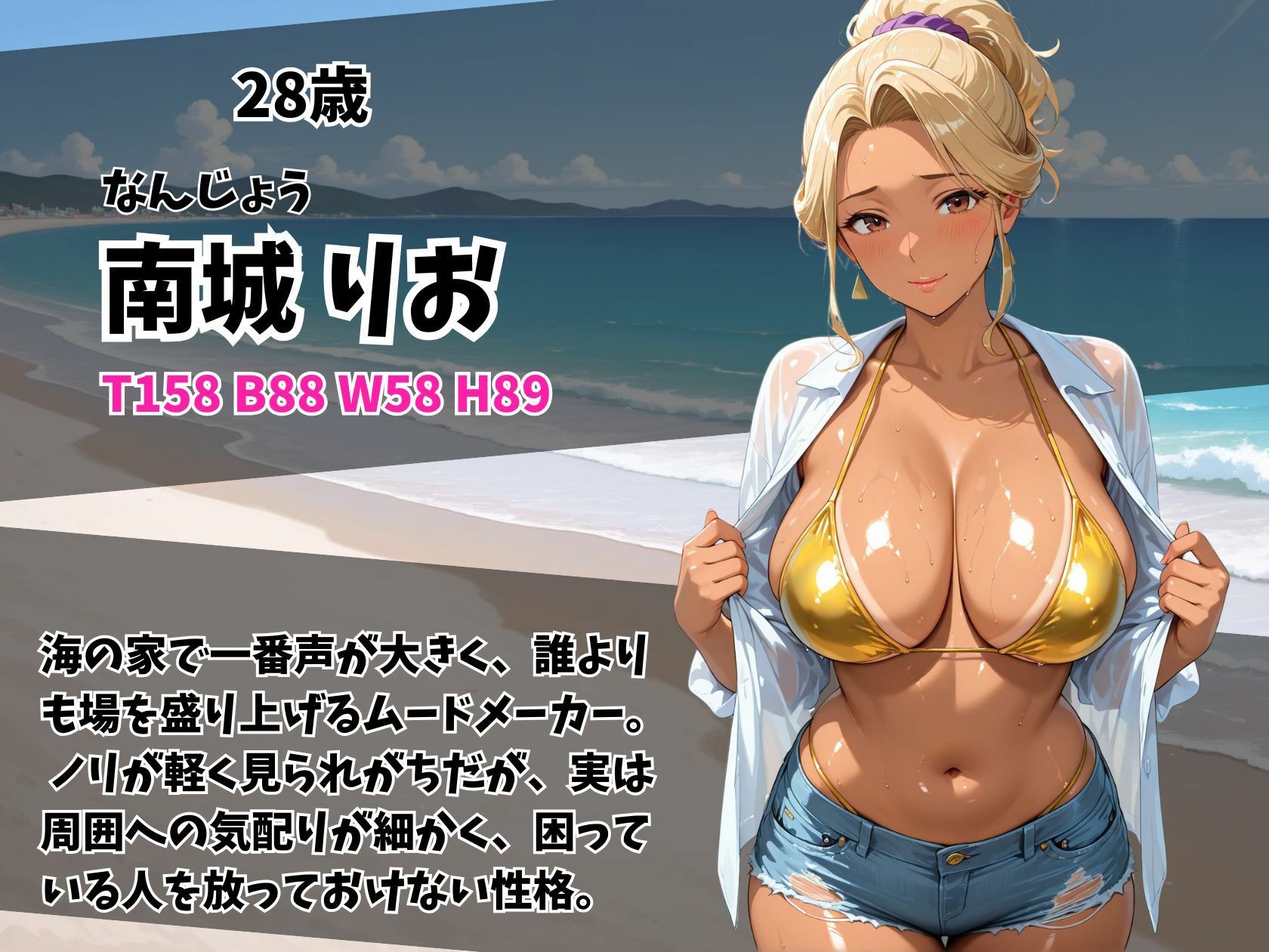 ケツ穴ミセス黒ギャル人妻ビーチ | お尻の楽園 サンプル画像6枚目