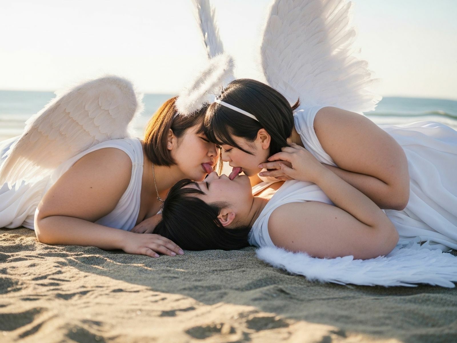 【フェチ】ぽっちゃり×ベロキス 〜密着・肉厚・接吻〜のサンプル画像 6