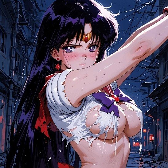 『【表】制服で戦う美少女・月の戦士+火星の戦士篇』 AIの手で蘇る懐かしのヒロインシリーズのサンプル画像 6