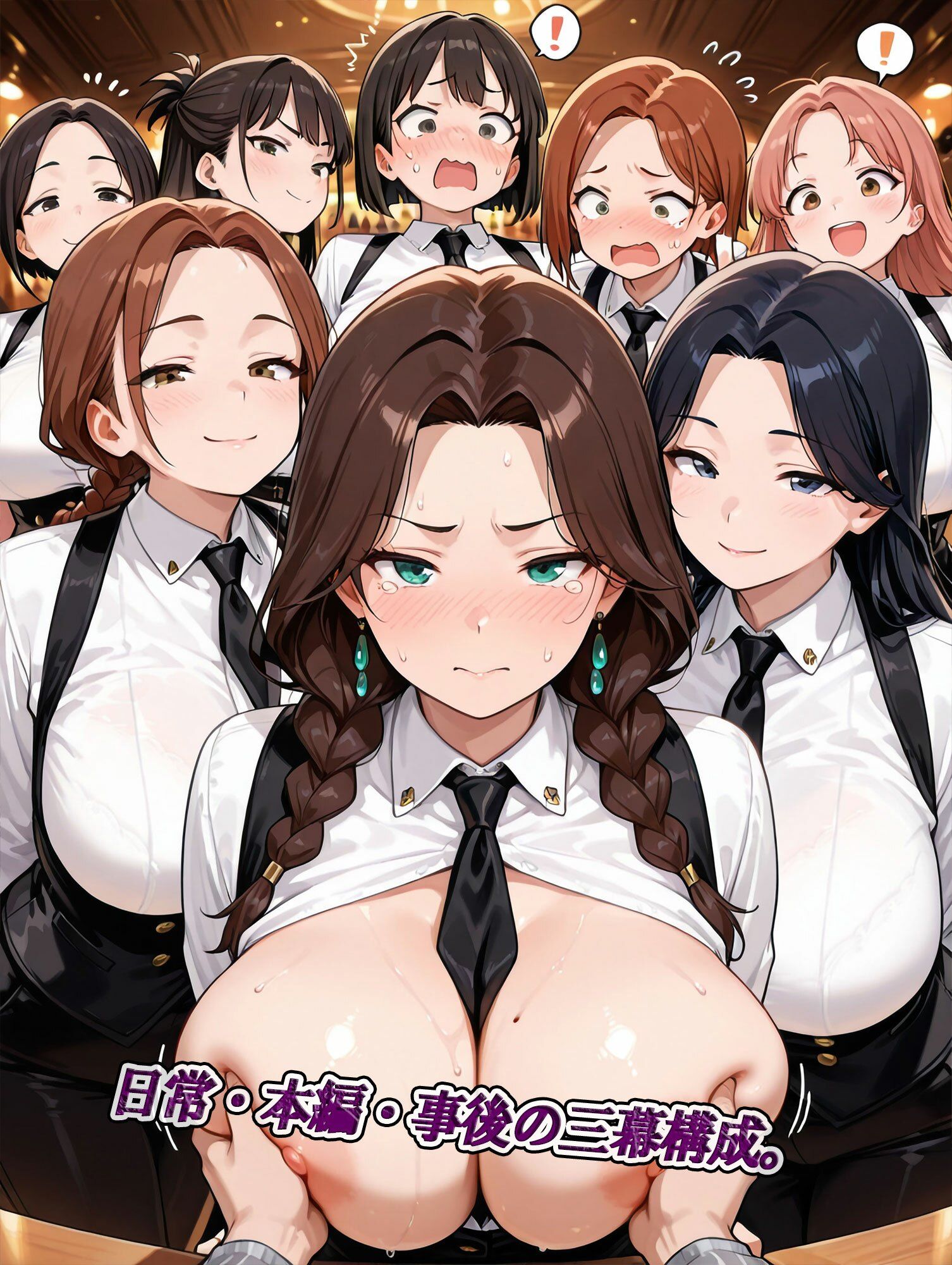 人妻バーテンダー被虐乱交〜男たちに服従し、堕ちていく熟女たち〜 | かわいそうな熟女たち サンプル画像7枚目