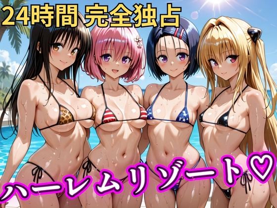 《d_746849》朝から晩までハーレムリゾート 【Tol〇veる】のパッケージ画像