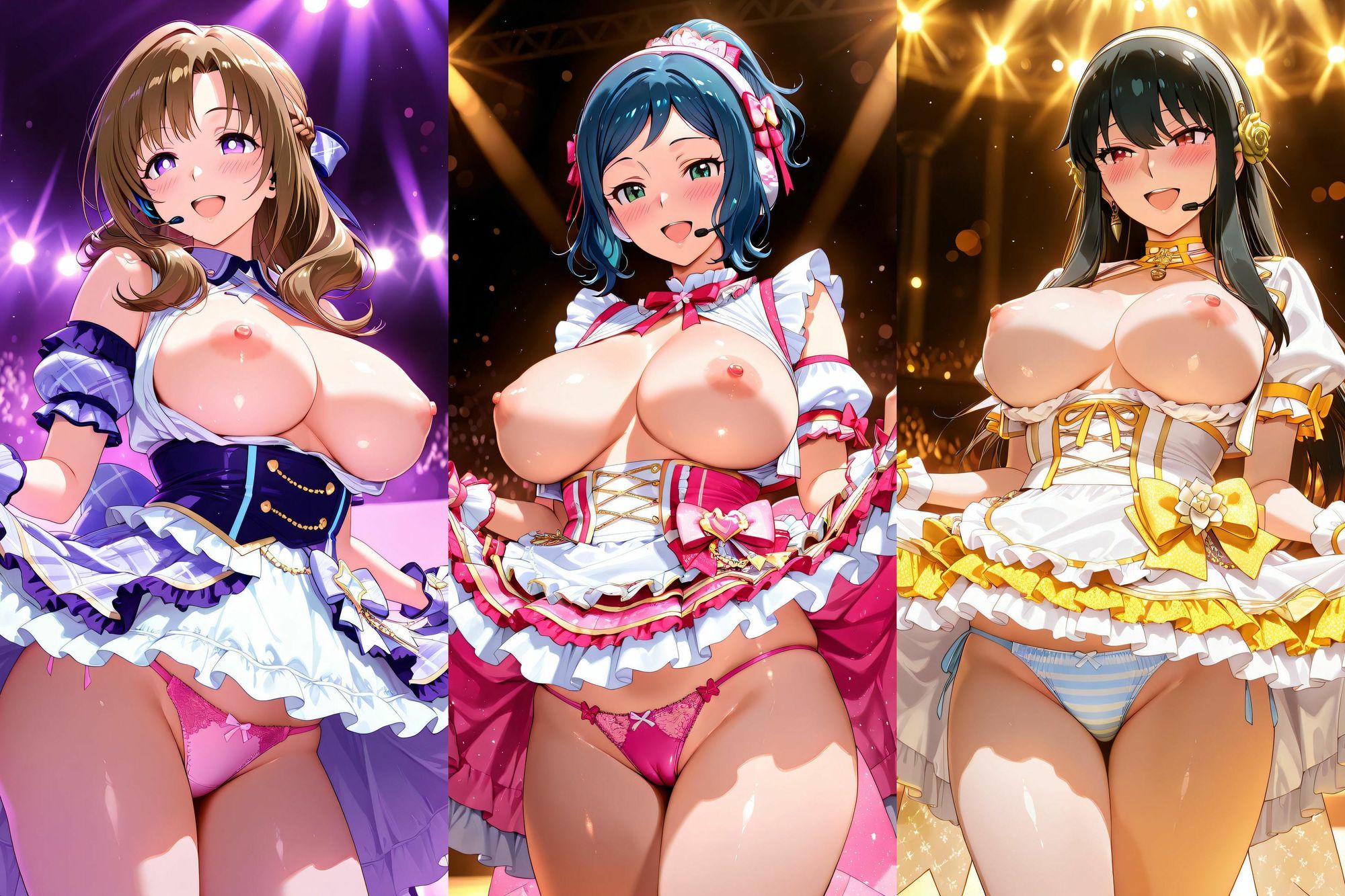 人妻アイドルの絶頂中出しライブ2 | AIれんず サンプル画像1枚目