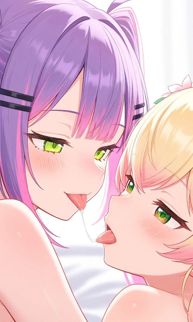 桃◯ねねと常◯トワ ねねトワ百合えっちのサンプル画像 6