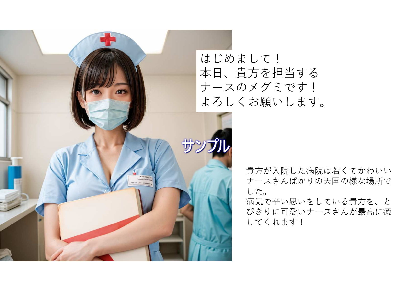 いやされたい貴方の為のAI彼女【ナース編】のサンプル画像 6