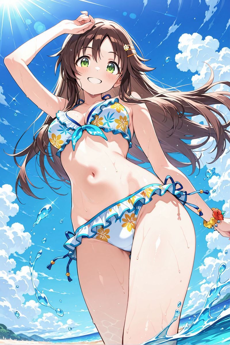 アイドル○スター 水着に着替えたら9のサンプル画像 6