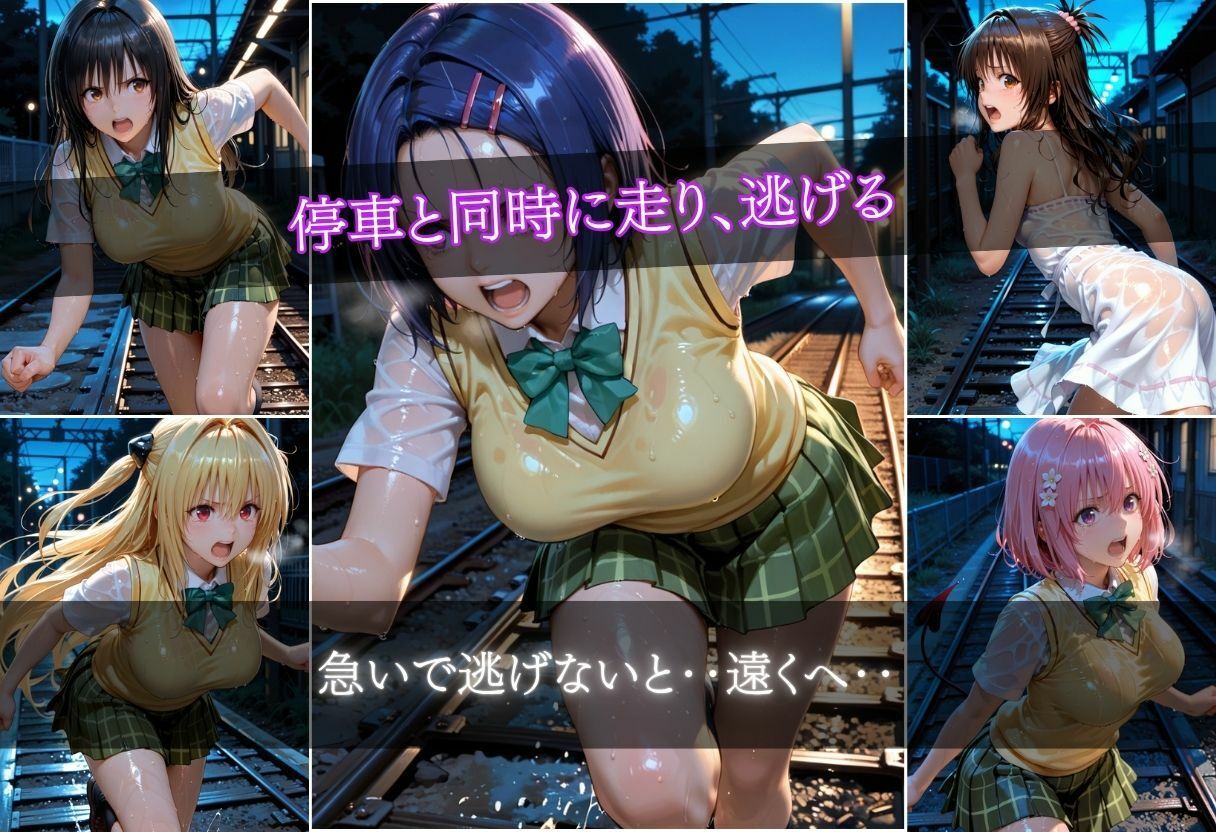 終電後の痴●車両 画像9