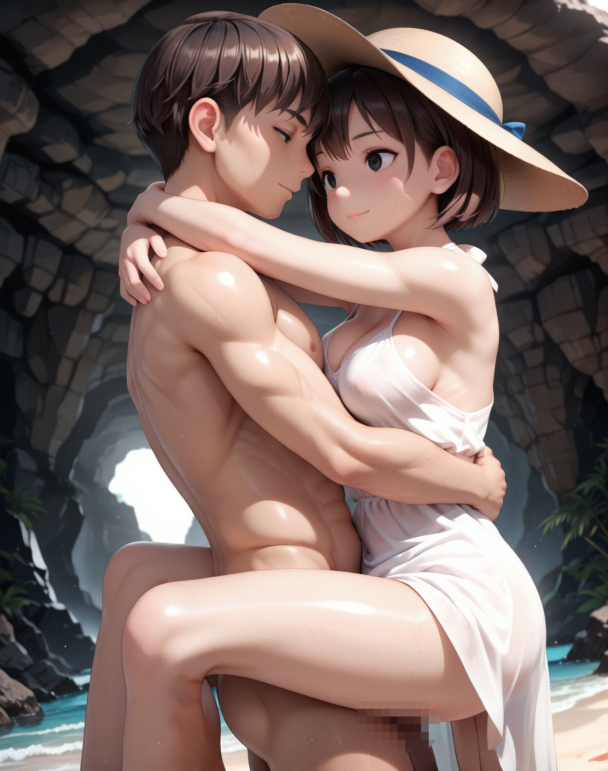真夏の思い出。百人の男性に射精されたいのサンプル画像 6