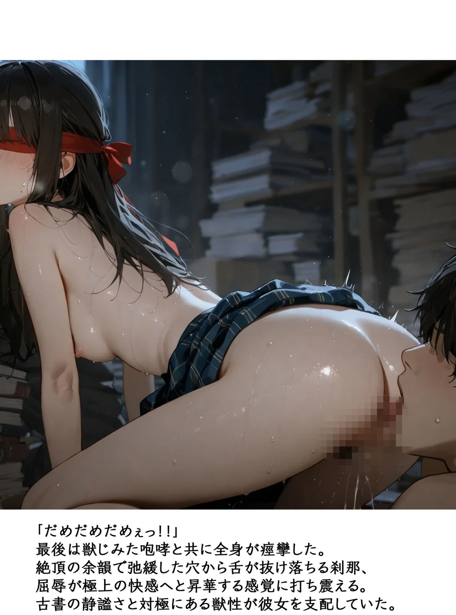 〜if:閉架書庫、彼女と綴るもう一つの初恋:ほどけないリボン〜春、想いをほどく彼女たちのサンプル画像 6