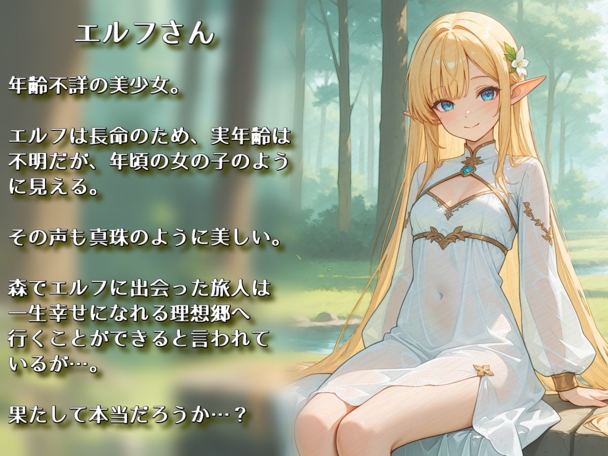 旅先で出会ったエルフさんが身も心もち◯こも癒やしてくれるやーつ【AI動画版】【Sacred Edition】のサンプル画像 6