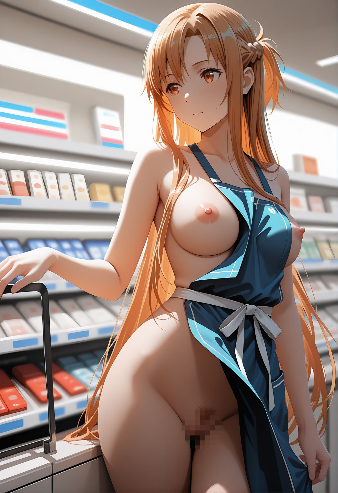 ア〇ナコンビニバイト露出凌●パロディ 中出しトイレ放尿バックNTRエロCG集314枚のサンプル画像 6