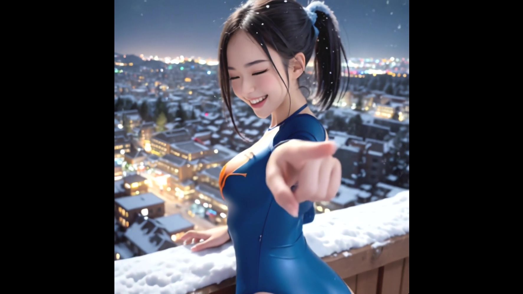 【動画版】競泳水着の彼女【1月】【AIグラビア】の画像9