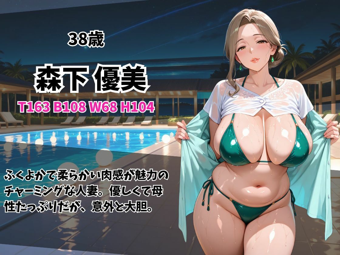 ケツ穴ミセスナイトプール人妻のサンプル画像 6
