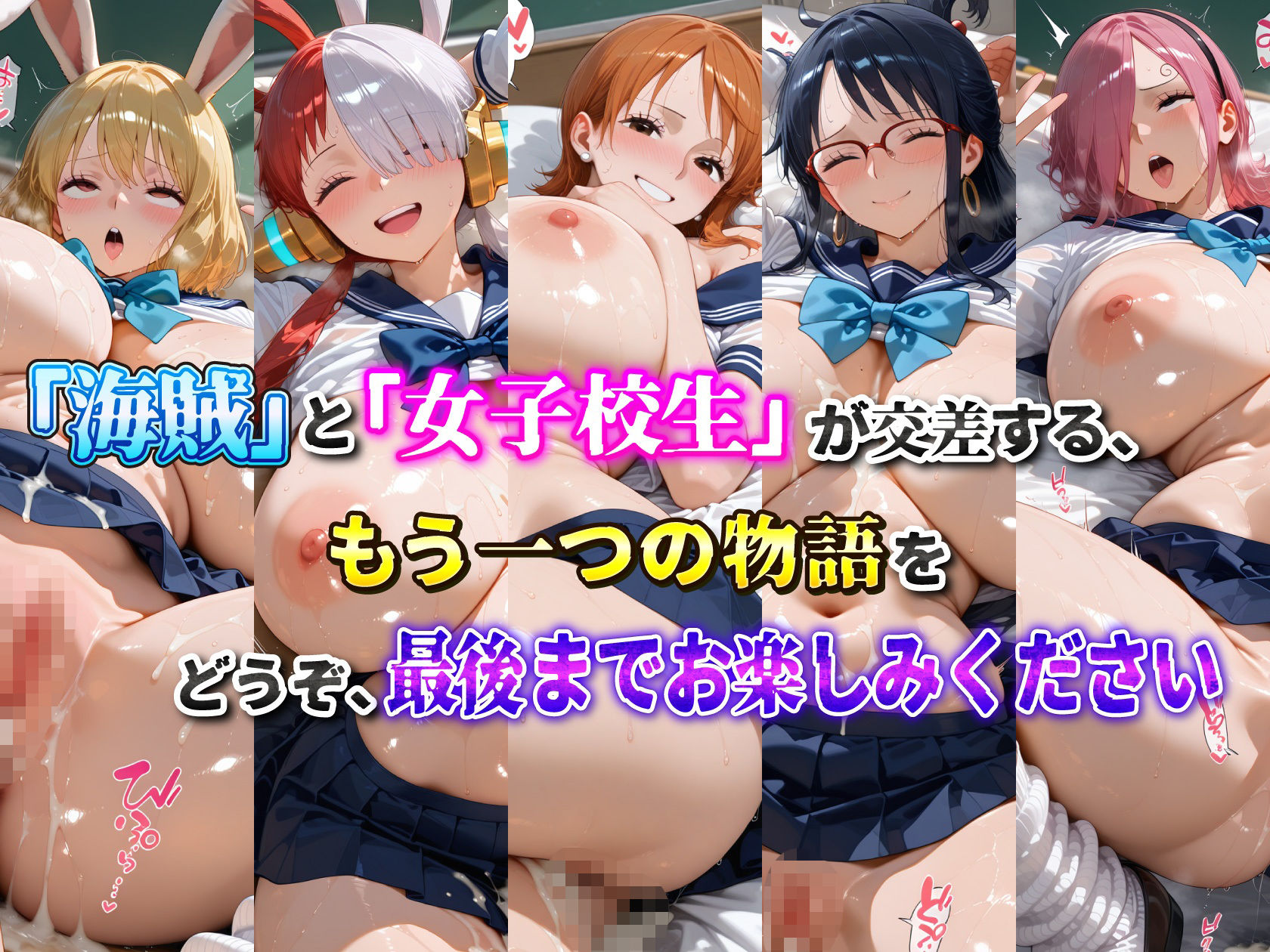 海賊美女5人、制服でただの女の子になる2 画像10