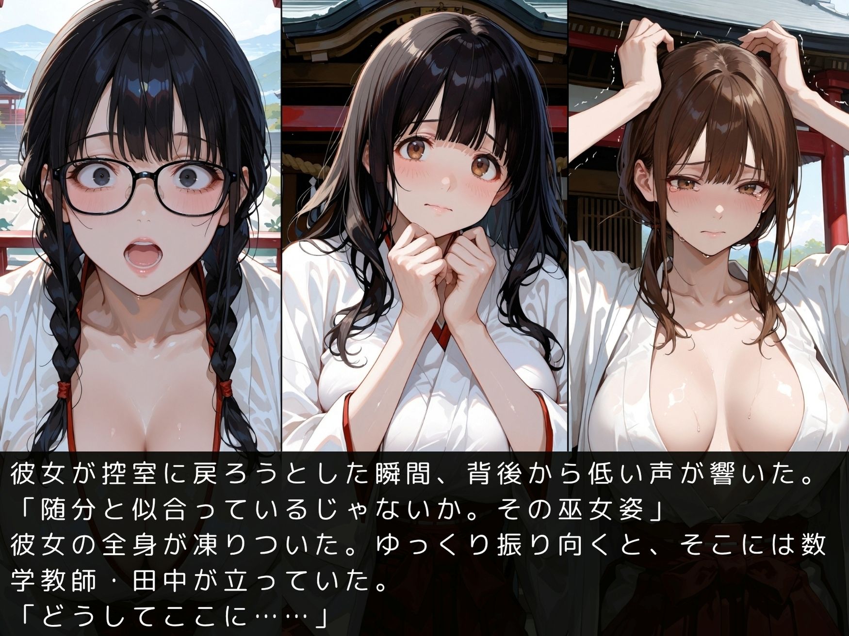 放課後の性指導〜禁断の記録〜巫女編のサンプル画像 6