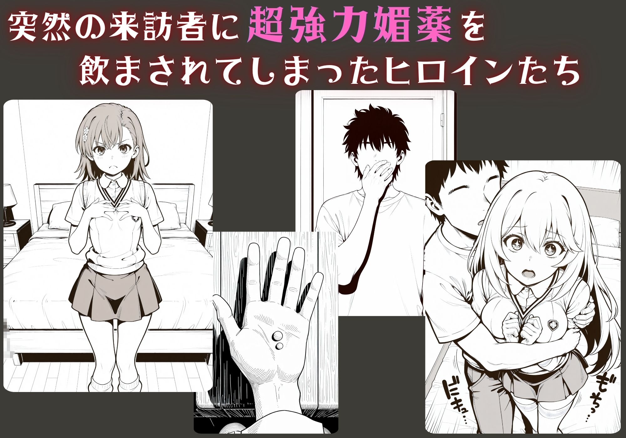 はじめての媚薬でアクメに堕ちたキメセクヒロイン 御坂〇琴&食蜂〇祈 画像1