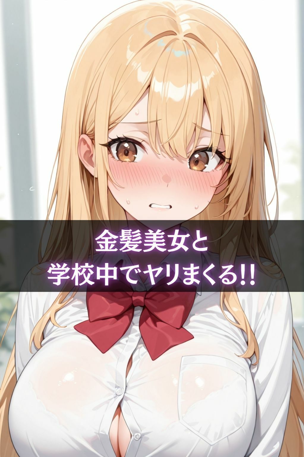 女子校生  肉便器生ハメ性指導〜金髪美女とヤリまくる〜の画像1