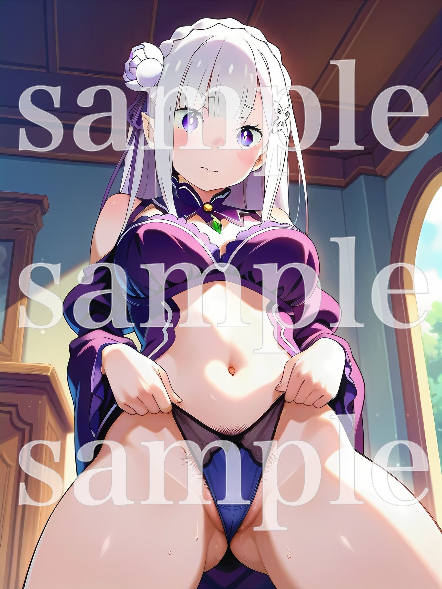 秘密のチラ見せアルバイト〜パンツを見せてもらったら陰毛まで見えちゃいました〜〇ミ〇ア編のサンプル画像 6