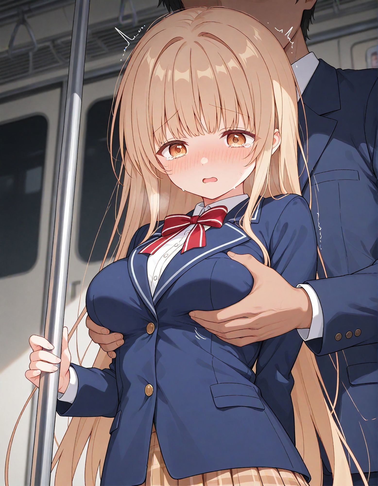 【動画付き】痴●電車 犯●れた少女 椎名●昼編のサンプル画像 6