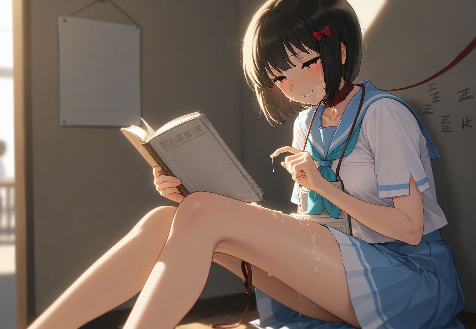 清楚JK彼女が文化祭で「全員の精液受けます」って公衆便器化www 響〇！ユーフォニアム02のサンプル画像 6