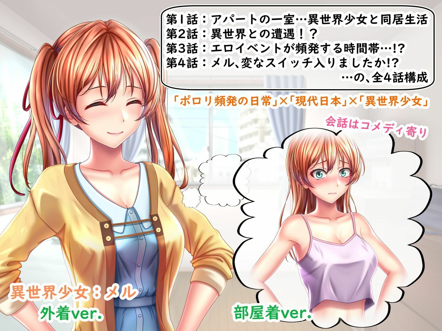 ポロリ頻発！？異世界少女と同居はじめました！〜ポロリが多くて目のやり場に困り…いや、凝視します！〜のサンプル画像 6