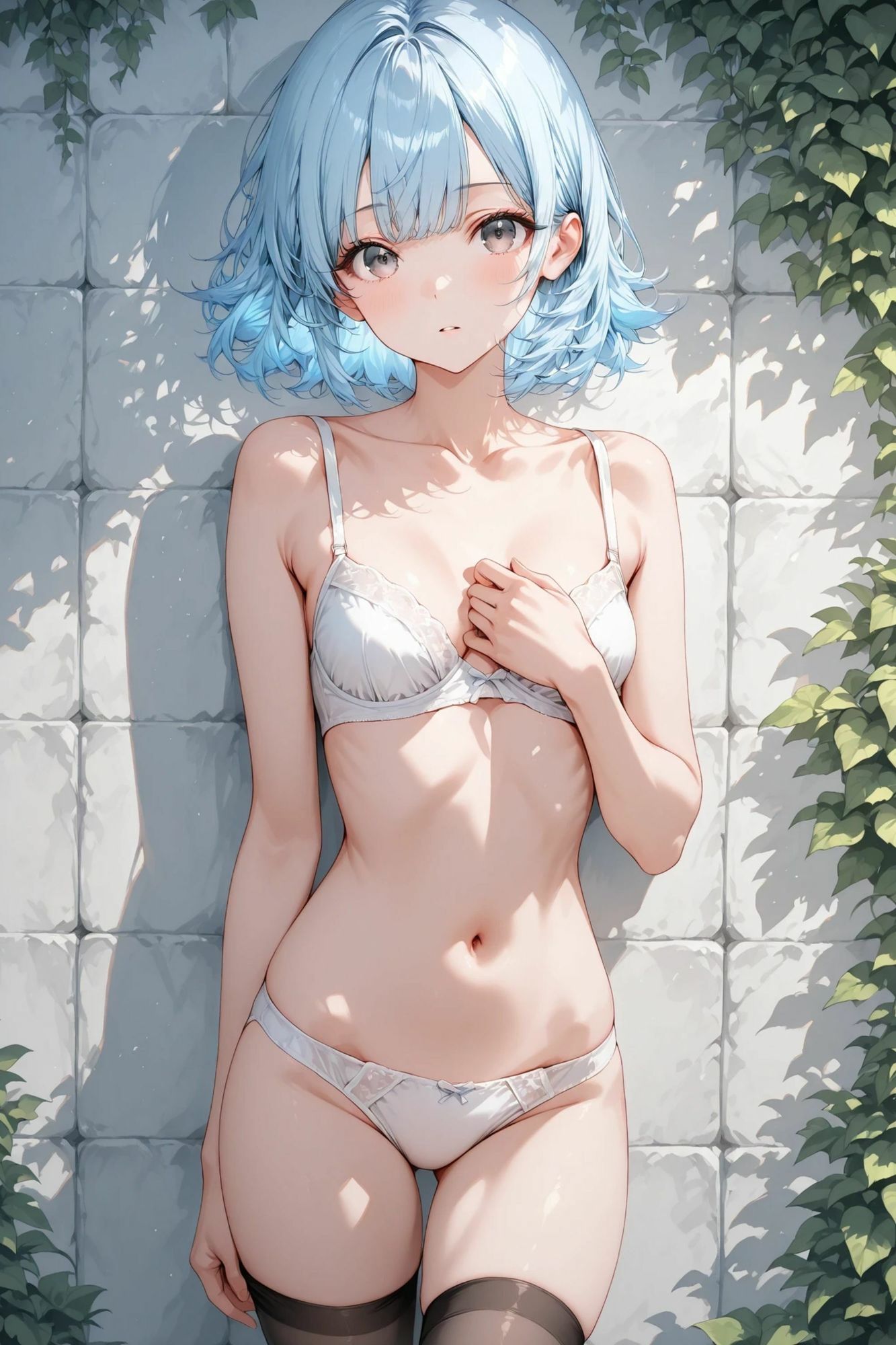葵- 白い壁 - 【ヌード集】のサンプル画像 6