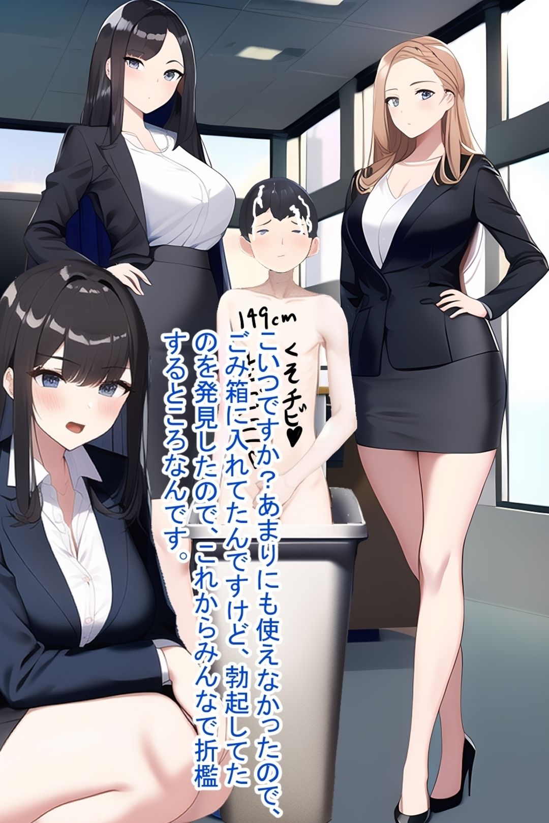 高身長女性×低身長男性 言葉責め集(スーツ女性編) 画像7