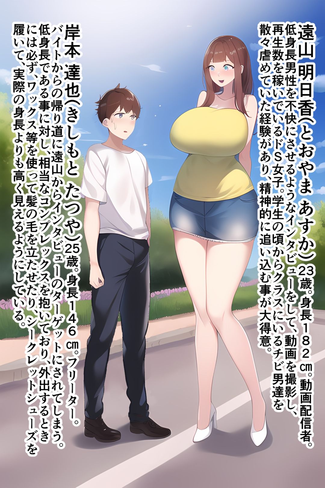 【セット作品】高身長女性×低身長男性 言葉責め集(スーツ女性編+バレー部その他編) 画像7