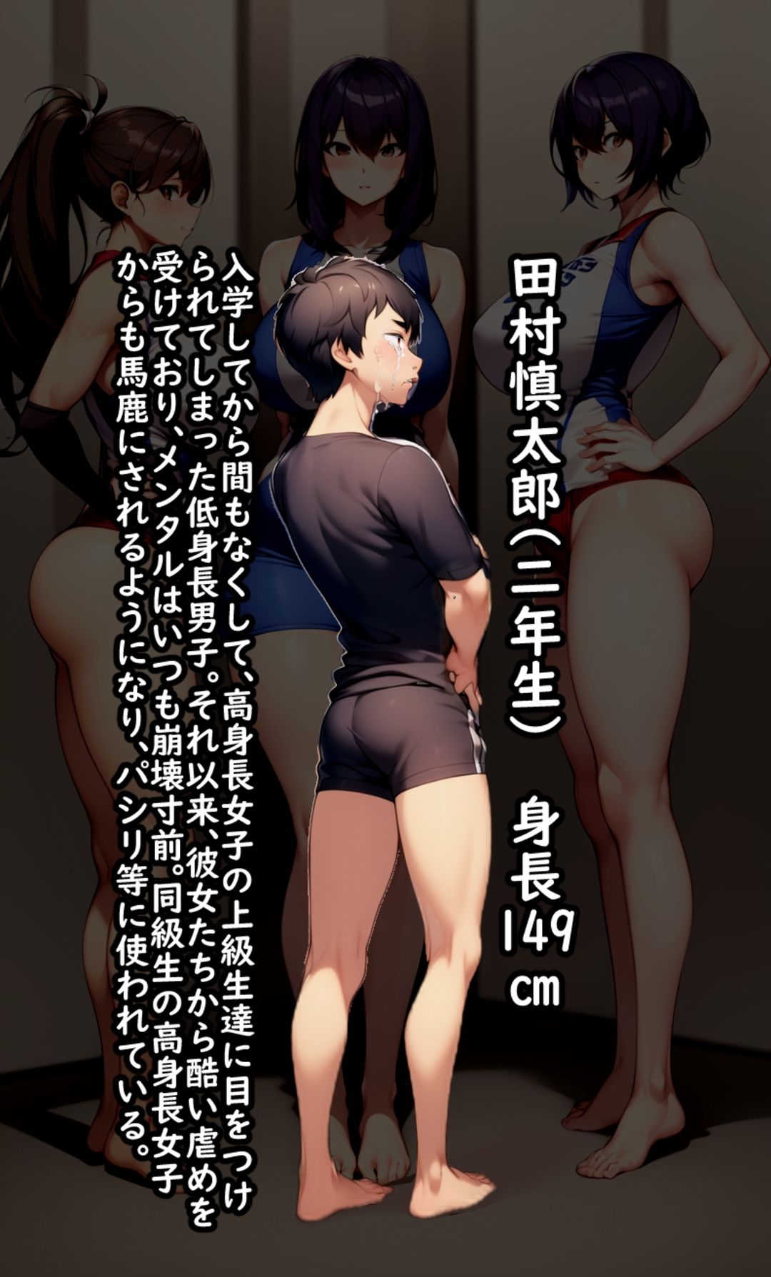 【セット作品】高身長女性×低身長男性 言葉責め集(スーツ女性編+バレー部その他編) 画像9