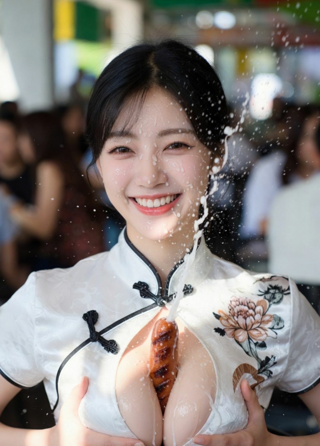 突然ですが、パイズリ挟射させてください。ついでにベロだしもお願いします。の画像7