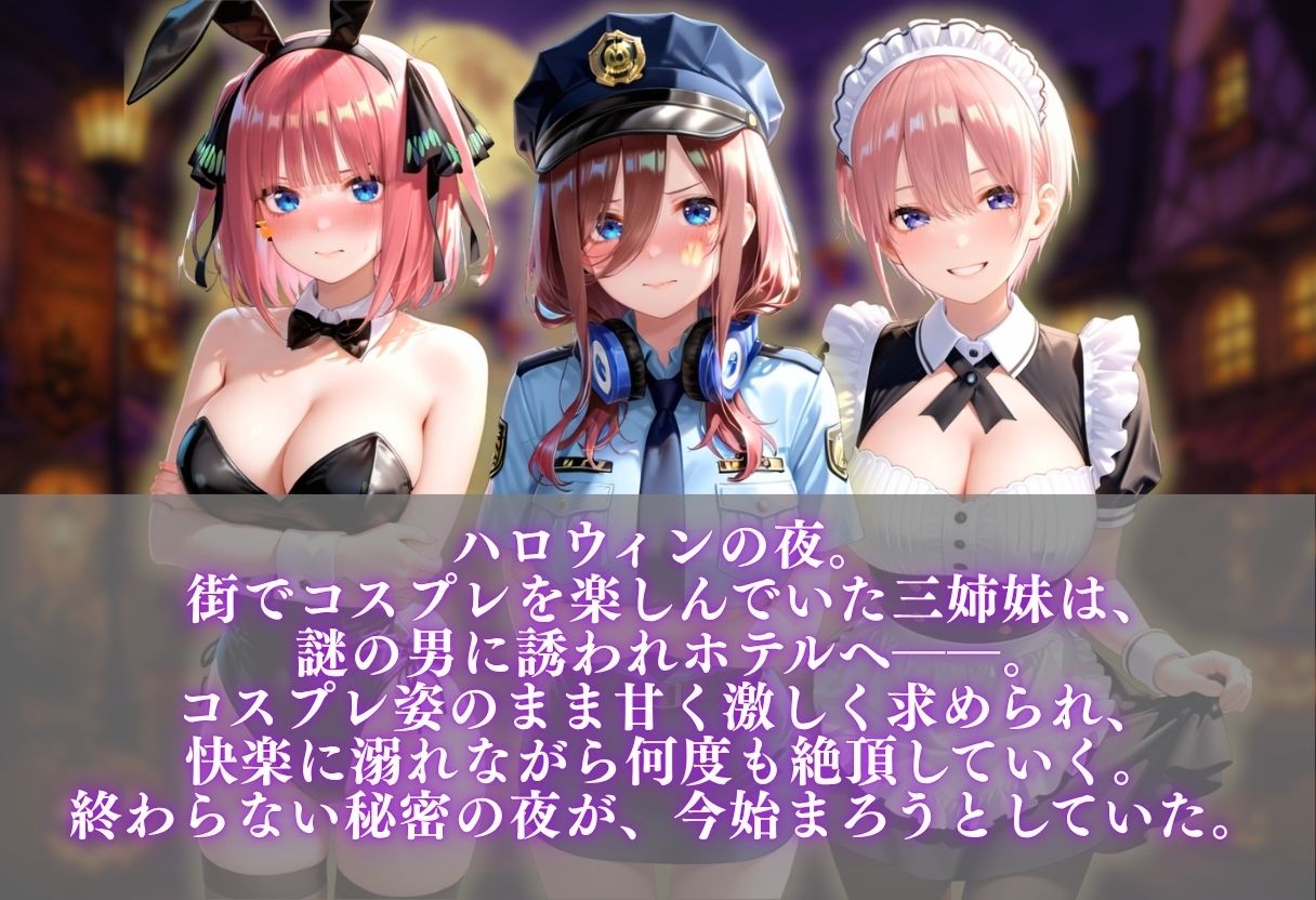 中野三姉妹 コスプレ発情ハーレム 〜4種類のコスプレで始まる淫らな夜〜の画像1
