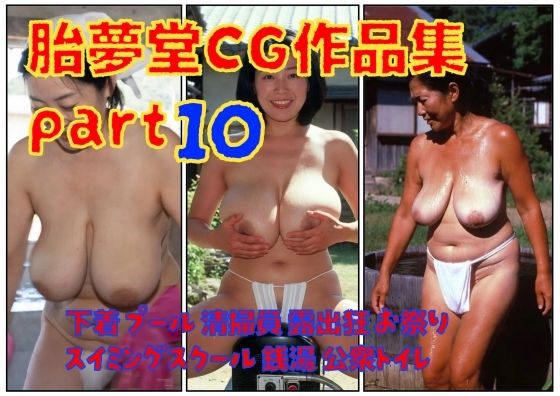 胎夢堂CG作品集part10  下着  プール  清掃員  露出狂  お祭りスイミングスクール  銭湯  公衆トイレの商品画像