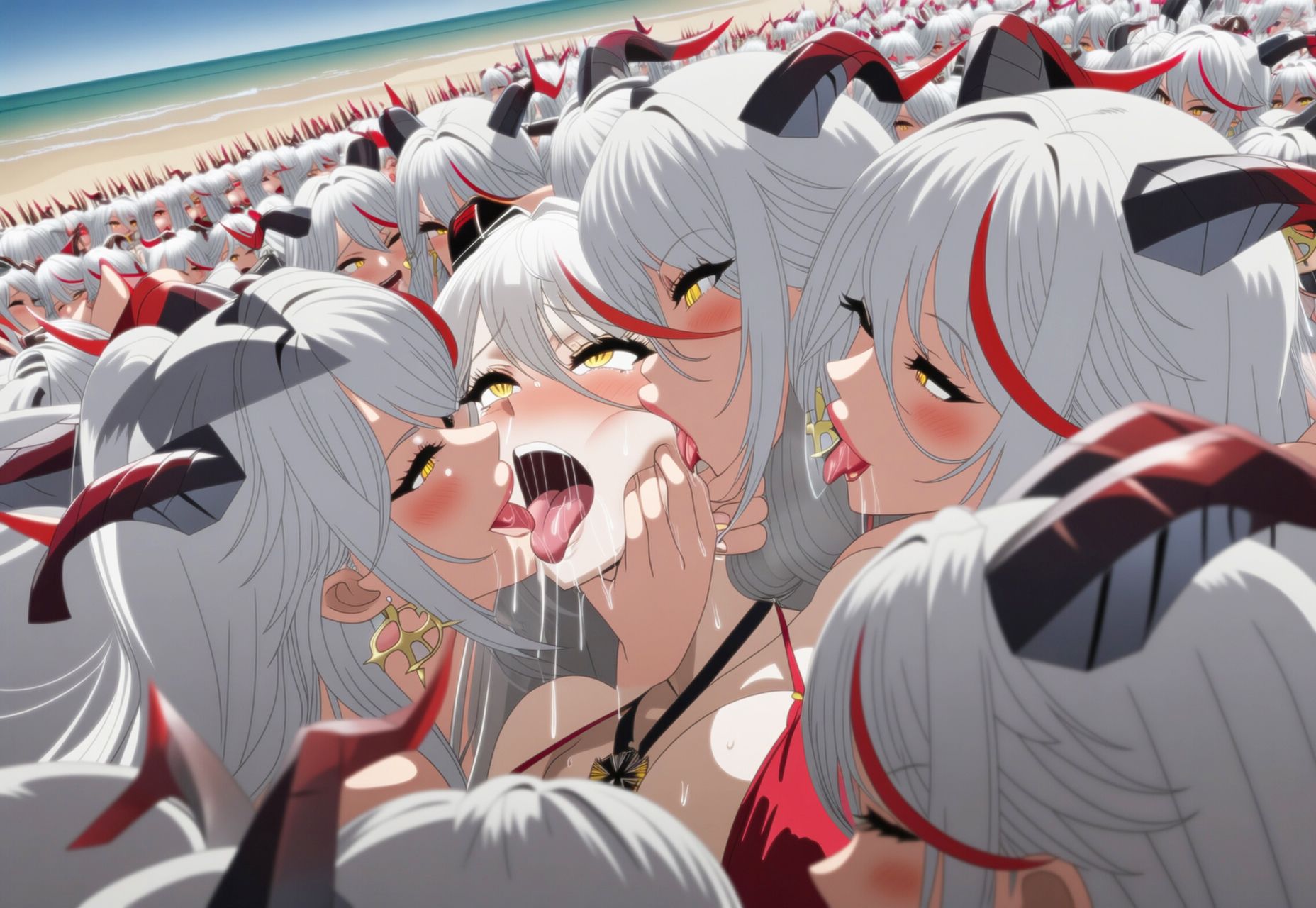 自分同士でエッチしまくり!嫁分身画像まとめ202605 Part1のサンプル画像 6