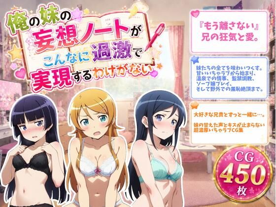 《d_774707》俺の妹の妄想ノートがこんなに過激で実現するわけがないのパッケージ画像