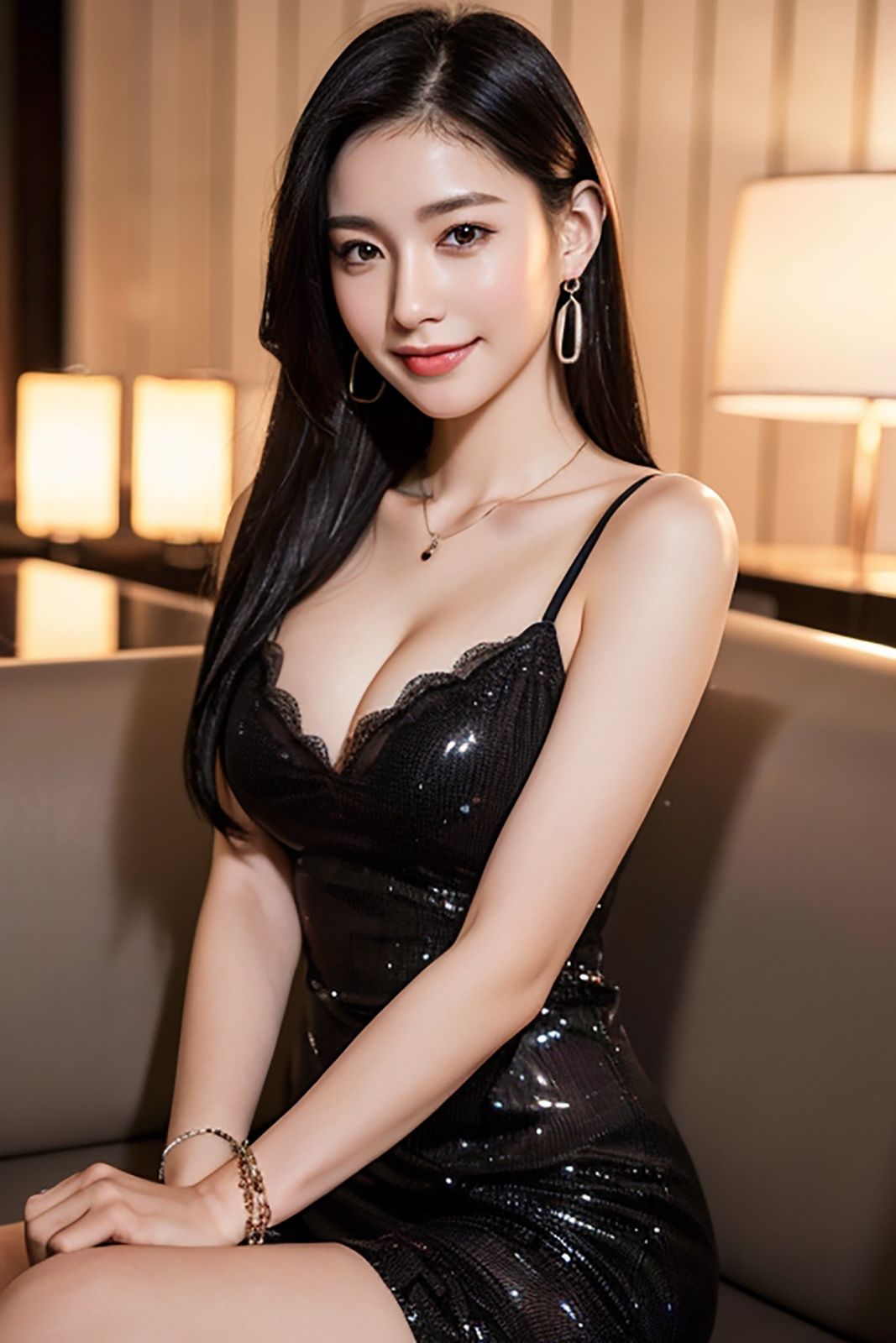 AI Night Lounge Beauty 7のサンプル画像 2