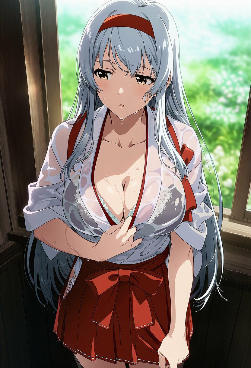 盗撮&濡れ透けフェチ特化 2020年代アニメ作画特集 艦隊少女たちの濡れ透け教室生着替え その2 -500枚を撮影-のサンプル画像 6