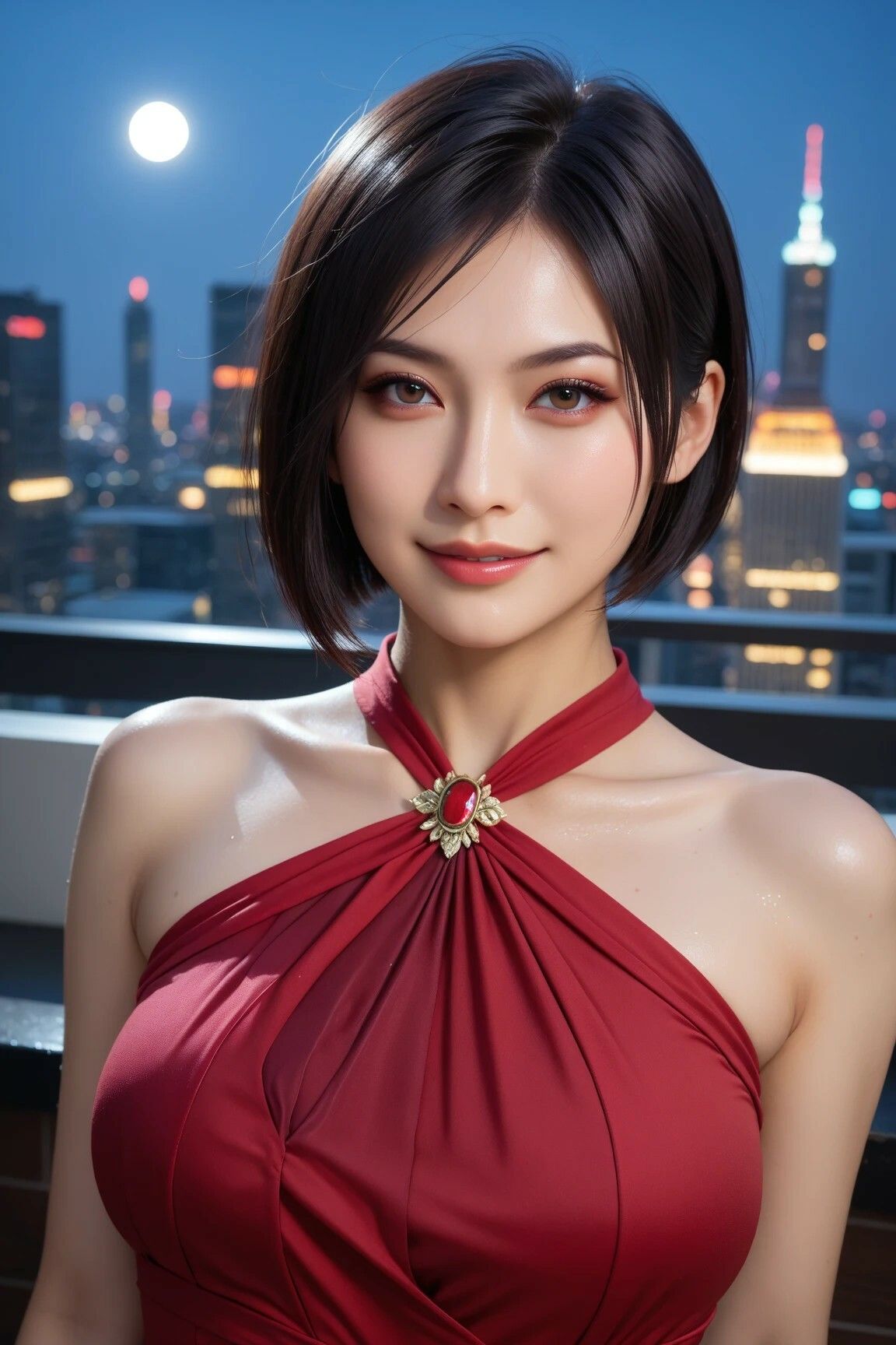 紅のファムファタール ― エ●ダに絡め取られる、任務を超えた灼熱の夜のサンプル画像 1