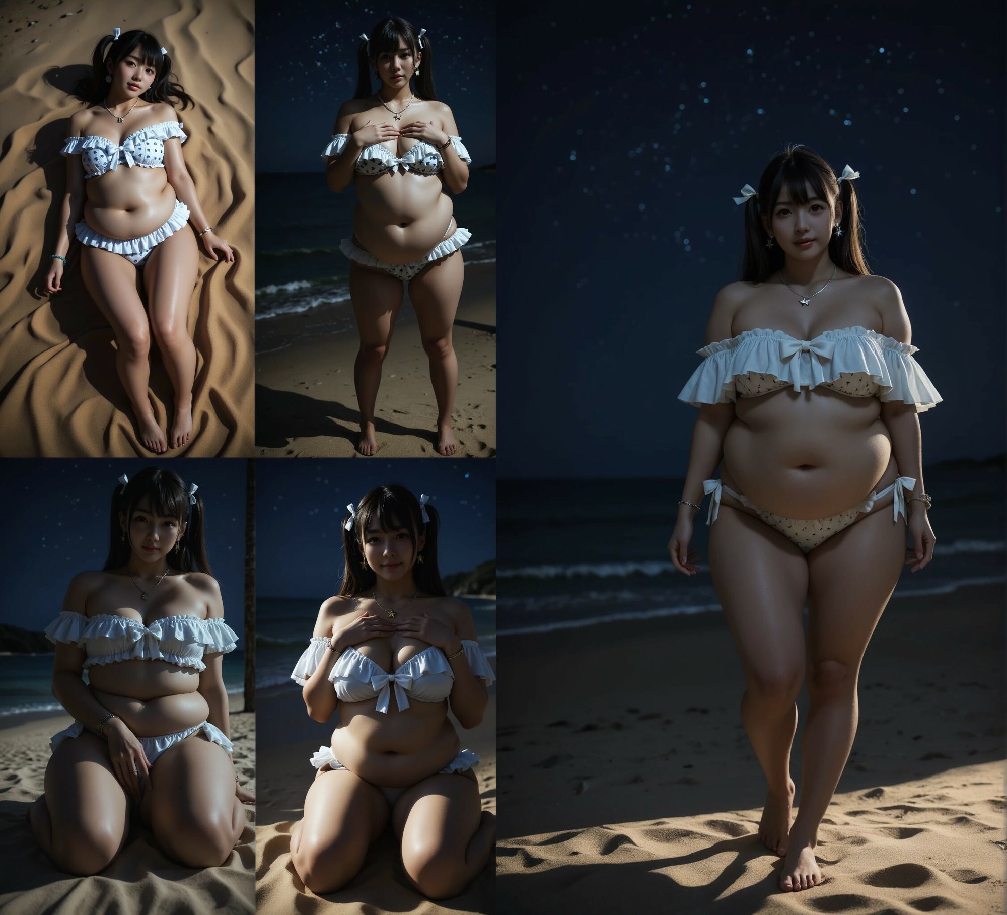 美形ぽっちゃりと無人島で開放的になっちゃいましたのサンプル画像 1