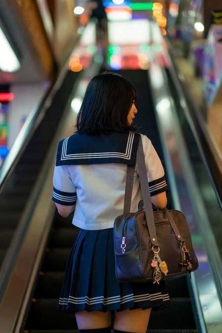 盗撮風動画 vol.6 女子校生エスカレーター編のサンプル画像 2