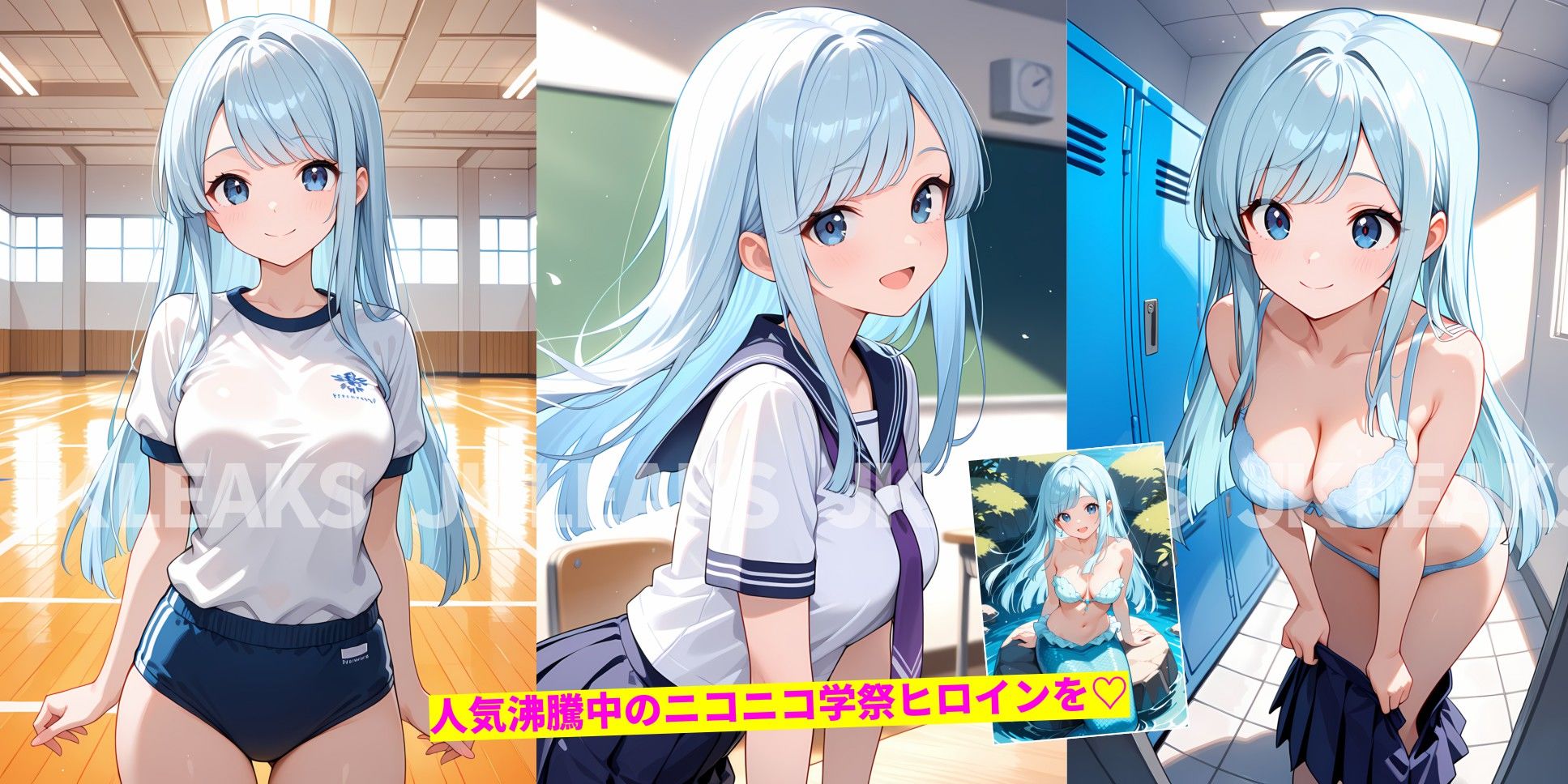 JKLEAKS 45 - ちんぽに負けるな!学祭ヒロイン編 - 【流出動画付・音声付き!】のサンプル画像 1