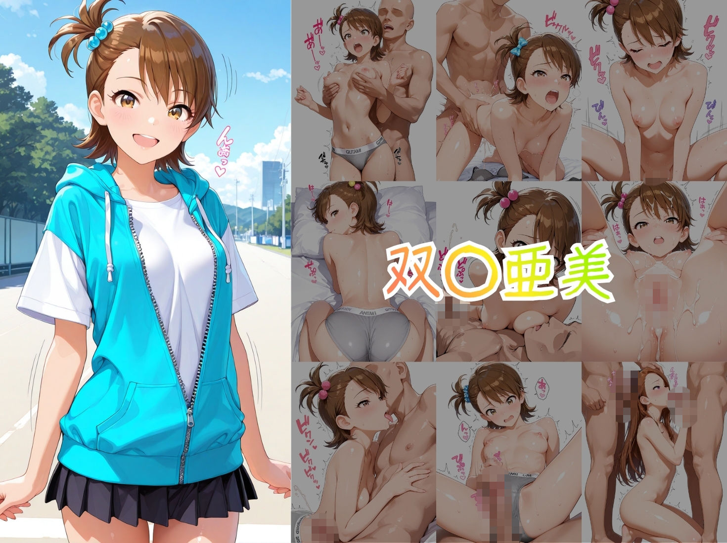 アイドルヌードコレクション 765プロオールスターズ Side-A 編（ 天〇春香、如〇千早、高〇やよい、水〇伊織、双〇亜美、秋〇律子）のサンプル画像 6