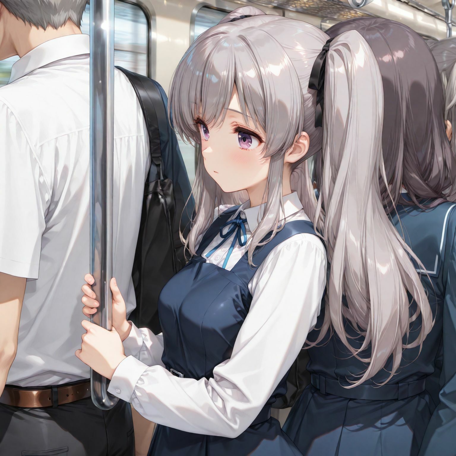幽〇霧子の痴●電車のサンプル画像 2