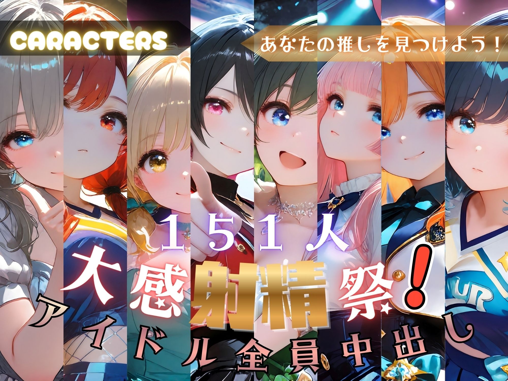 【4K神画質120fps】アイドル151人163分 全員中出しSEX 大感射精祭！のサンプル画像 6