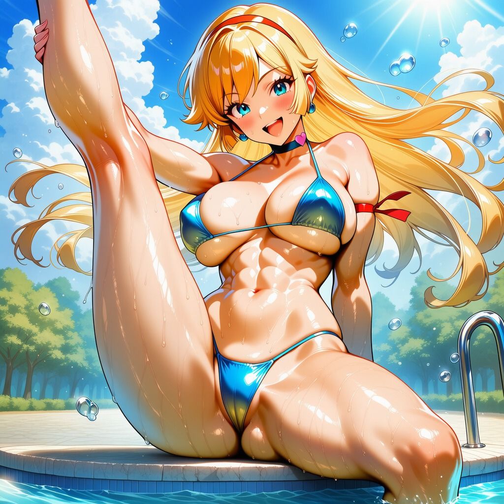 ハニーさんのイラスト集 〜豊満な双乳とムチムチしている下半身〜のサンプル画像 6