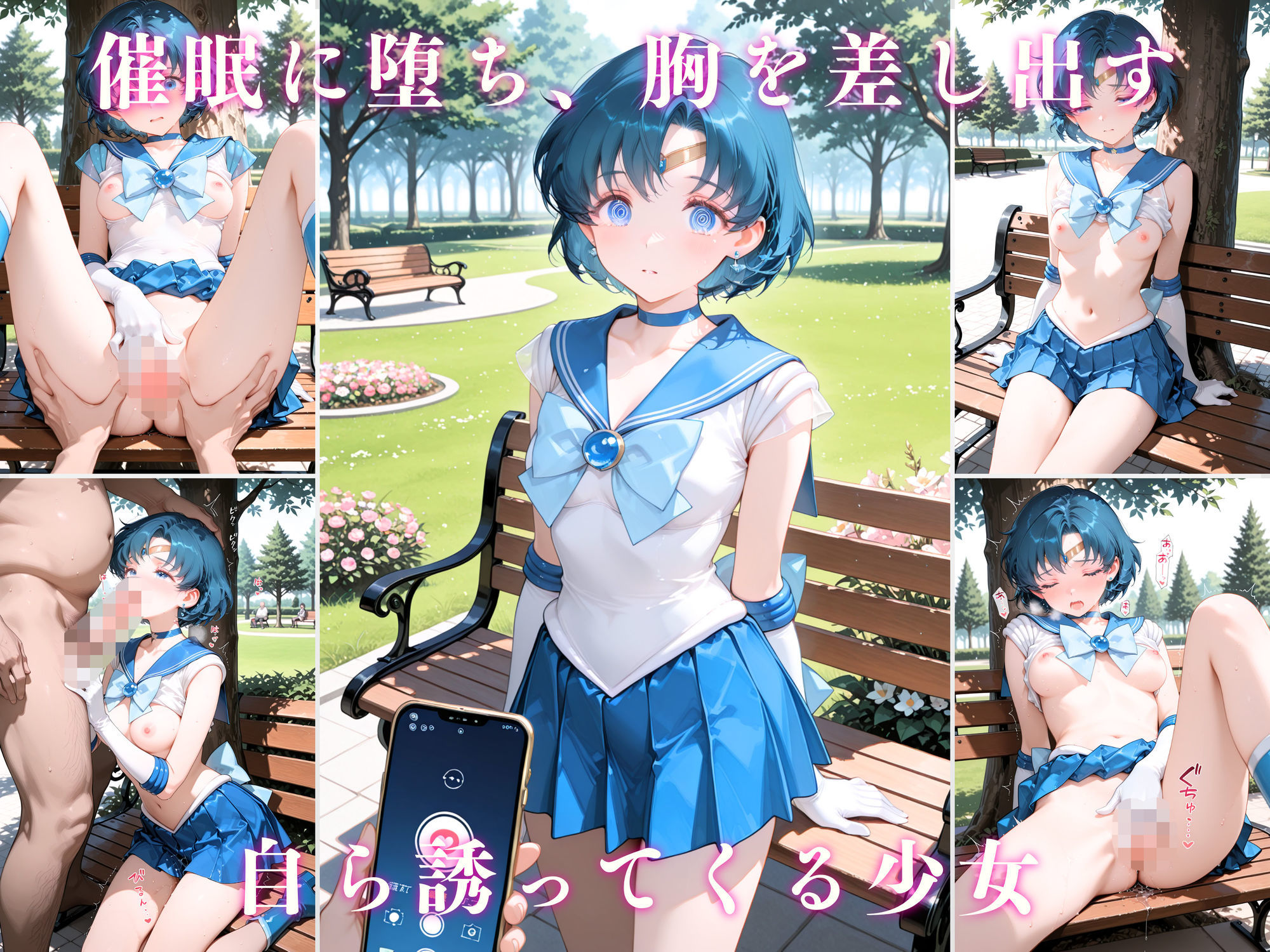 【4K動画付き】セーラーマ〇キュリー 催●支配:公園で見かけたカワイイあの子を犯したいー 4K高画質 美少女戦士セーラ〇ムーン 水野亜〇のサンプル画像 2