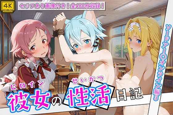 《d_781146》〈セリフ付き〉ヒロイン彼女の性活日記  ソードアー〇オンライン編3のパッケージ画像