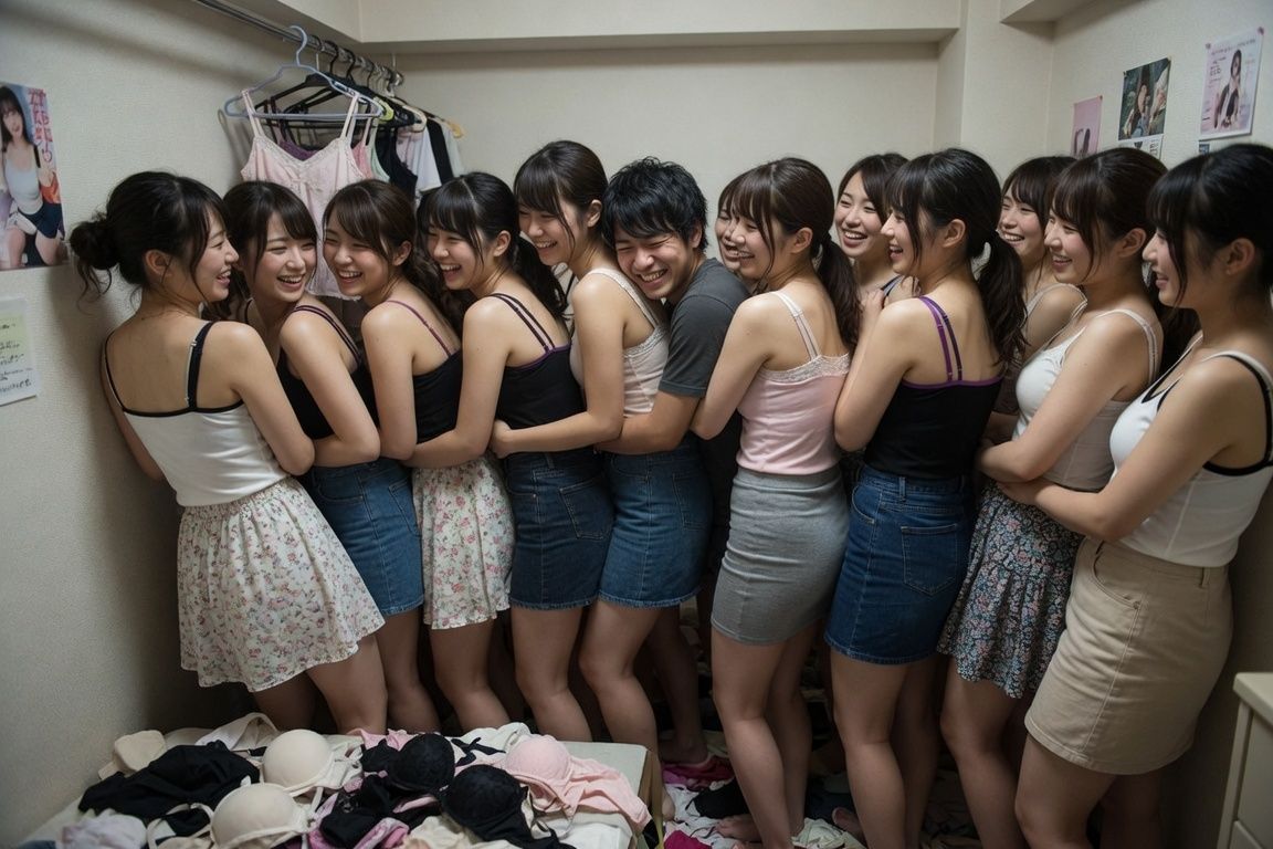 ぎゅうぎゅうハーレムのサンプル画像 1